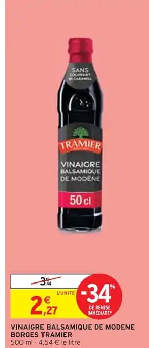 BORGES TRAMIER Vinaigre balsamique de modène