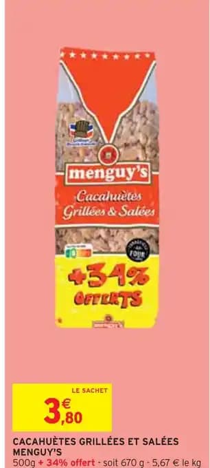 MENGUY'S Cacahuètes grillées et salées