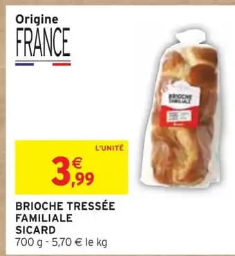 Sicard Brioche tressée familiale