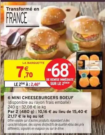 Promotion Exclusives de 5
Cheeseburgers : Découvrez l'Offre incontournable