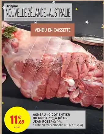 Promotion Exclusives de 8
Gigot à rôtir : Découvrez l'Offre incontournable