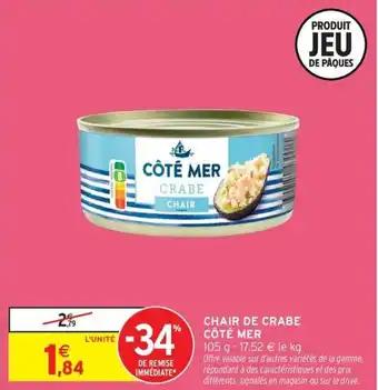 Côté mer crabe côté mer 105 g