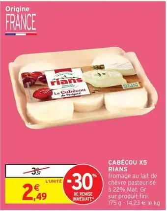 RIANS Cabécou x5 175 g