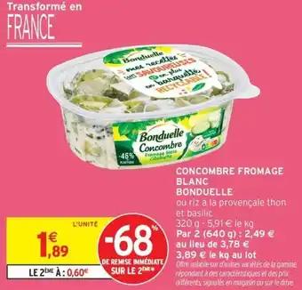 Concombre fromage blanc bonduelle 320 g