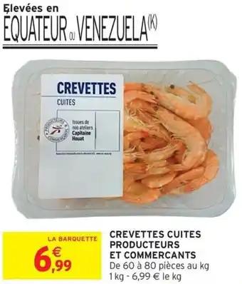 Crevettes cuites producteurs et commercants 1 kg