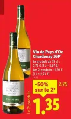 Vin de Pays d'Oc Chardonnay IGP