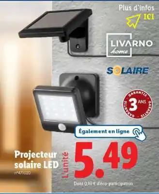Promotion Exclusives de 18
Projecteur solaire : Découvrez l'Offre incontournable