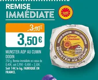 DODIN Munster AOP au cumin
