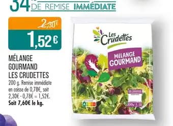 LES CRUDETTES Mélange gourmand
