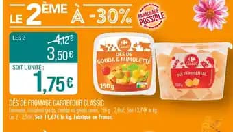 Promotion Exclusives de 57
Dés de fromage : Découvrez l'Offre incontournable
