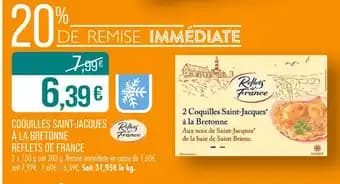 Reflets de France Coquilles Saint-Jacques à la Bretonne