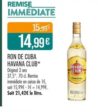 Promotion Exclusives de 1
Cuba : Découvrez l'Offre incontournable