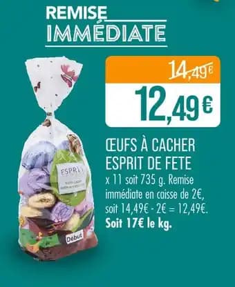 ESPRIT DE FETE Œufs à cacher