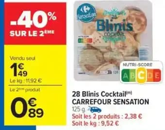 Promotion Exclusives de 16
            
        
        Blinis : Découvrez l'Offre incontournable