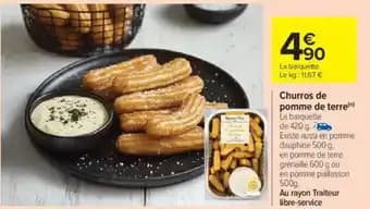 Churros de pomme de terre 420 g