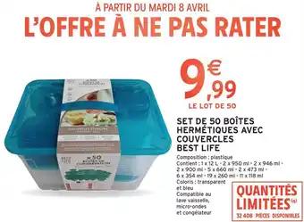 Promotion Exclusives de 1
Boites hermétiques : Découvrez l'Offre incontournable