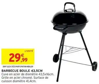 Barbecue boule 43 5cm