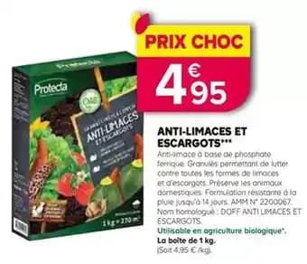 Promotion Exclusives de 40
Escargots : Découvrez l'Offre incontournable