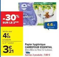 Carrefour - papier hygiénique