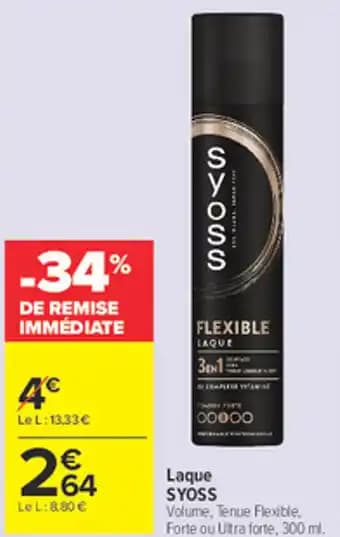 Promotion Exclusives de 1
Syoss : Découvrez l'Offre incontournable