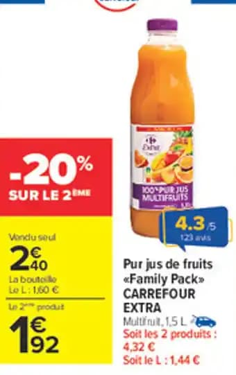 Promotion Exclusives de 96
Jus : Découvrez l'Offre incontournable