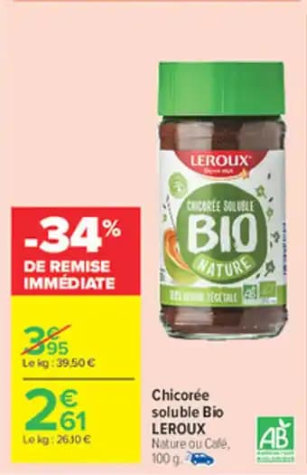 Promotion Exclusives de 1
Chicorée soluble : Découvrez l'Offre incontournable