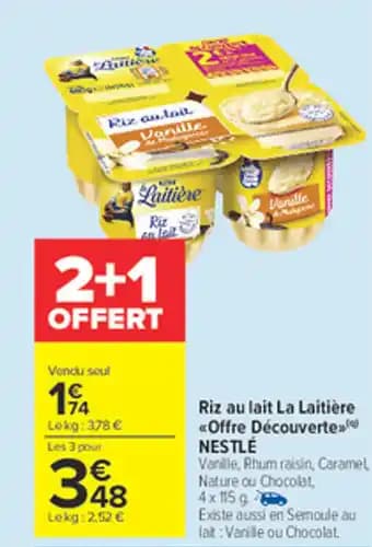 Promotion Exclusives de 77
Riz : Découvrez l'Offre incontournable