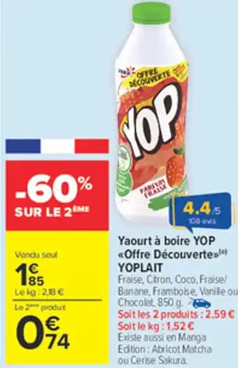 Promotion Exclusives de 91
            
        
        Yaourt : Découvrez l'Offre incontournable