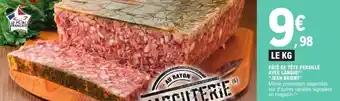 Pâté de tête persillé avec langue jean brient 1 kg