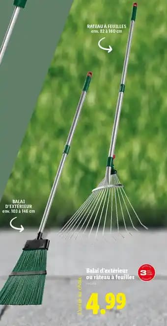 Promotion Exclusives de 6
Râteau à feuilles : Découvrez l'Offre incontournable