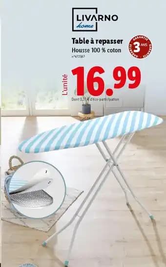 LIVARNO HOME Table à repasser