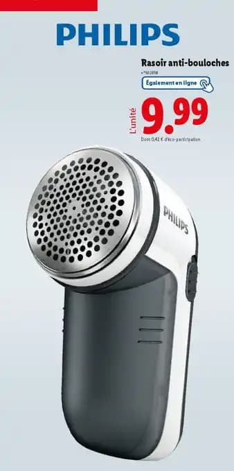 Promotion Exclusives de 2
            
        
        Rasoir anti-bouloches : Découvrez l'Offre incontournable