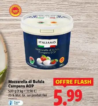 ITALIAMO Mozzarella di Bufala Campana DOP 500 g