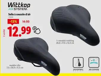 WITTKOP AIR SYSTEM Selle à coussin d'air