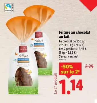 FAVORINA Friture au chocolat au lait