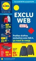 Catalogue Lidl en ligne du 20 au 23 octobre 2025